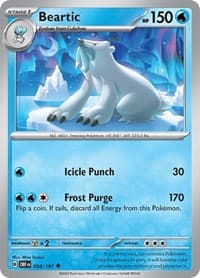 Beartic - SV03: Obsidian Flames - Pokemon card