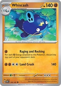 Whiscash - SV03: Obsidian Flames - Pokemon card