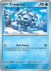 Cryogonal - SV03: Obsidian Flames - Pokemon card