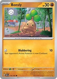 Bonsly - SV03: Obsidian Flames - Pokemon card