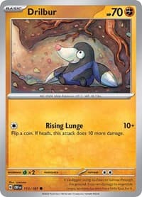 Drilbur - SV03: Obsidian Flames - Pokemon card