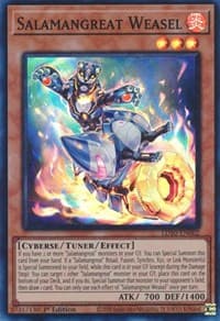 Salamangreat Weasel - Legendary Duelists: Soulburning Volcano - YuGiOh card