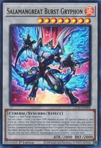 Salamangreat Burst Gryphon - Legendary Duelists: Soulburning Volcano - YuGiOh card