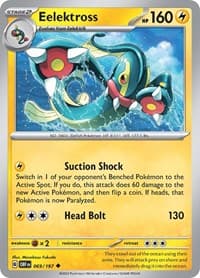 Eelektross - SV03: Obsidian Flames - Pokemon card