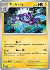 Toxtricity - SV03: Obsidian Flames - Pokemon card