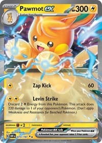 Pawmot ex - SV03: Obsidian Flames - Pokemon card
