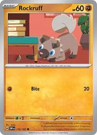 Rockruff - SV03: Obsidian Flames - Pokemon card