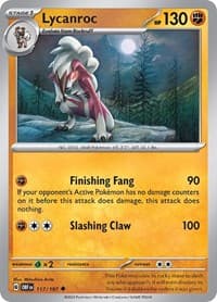 Lycanroc - SV03: Obsidian Flames - Pokemon card