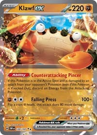 Klawf ex - SV03: Obsidian Flames - Pokemon card
