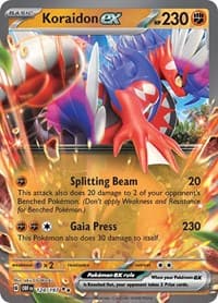 Koraidon ex - SV03: Obsidian Flames - Pokemon card