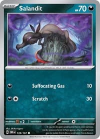 Salandit - SV03: Obsidian Flames - Pokemon card