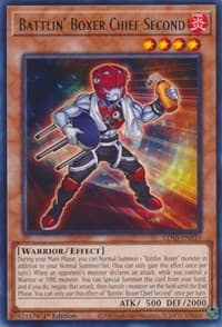 Battlin' Boxer Chief Second - Legendary Duelists: Soulburning Volcano - YuGiOh card