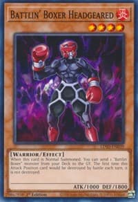 Battlin' Boxer Headgeared - Legendary Duelists: Soulburning Volcano - YuGiOh card