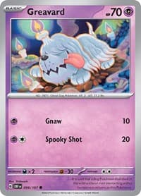 Greavard - SV03: Obsidian Flames - Pokemon card