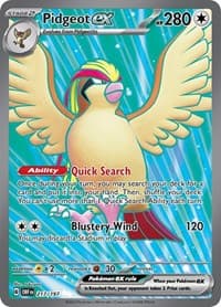 Pidgeot ex - SV03: Obsidian Flames - Pokemon card