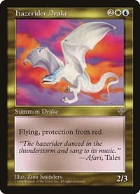 Hazerider Drake - Mirage - Magic: The Gathering card