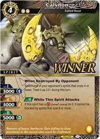 Calydon (Winner) - Battle Spirits Saga Promo Cards - Battle Spirits Saga card
