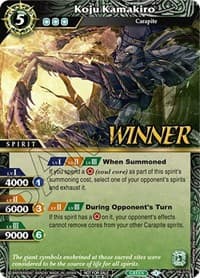 Koju Kamakiro (Winner) - Battle Spirits Saga Promo Cards - Battle Spirits Saga card