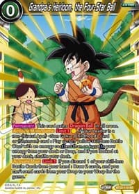Grandpa's Heirloom, the Four-Star Ball - Critical Blow - Dragon Ball Super: Masters card