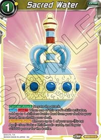 Sacred Water - Critical Blow - Dragon Ball Super: Masters card
