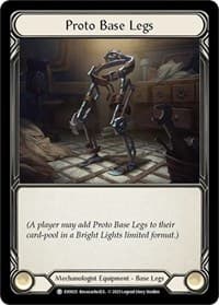 Proto Base Legs - Bright Lights - Flesh and Blood TCG card