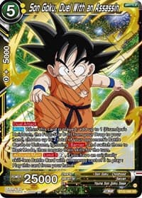 Son Goku, Duel With an Assassin - Critical Blow - Dragon Ball Super: Masters card