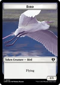 Bird // Thrull Double-Sided Token - Commander Masters - Magic: The Gathering card