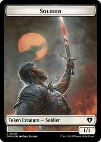 Soldier // Zombie (0013) Double-Sided Token - Commander Masters - Magic: The Gathering card
