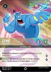 Genie - On the Job (Enchanted) - The First Chapter - Disney Lorcana card