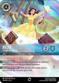 Belle - Strange but Special (Enchanted) - The First Chapter - Disney Lorcana card