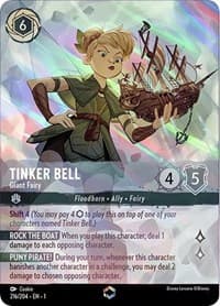 Tinker Bell - Giant Fairy (Enchanted) - The First Chapter - Disney Lorcana card