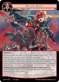 Blazing Burst - Clash of the Star Trees - Force of Will card