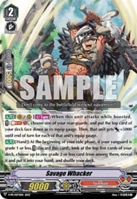 Savage Whacker - V Promo Cards - Cardfight Vanguard card