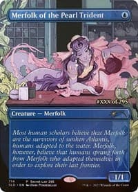Merfolk of the Pearl Trident (Serial Numbered) - Secret Lair Drop Series - Magic: The Gathering card