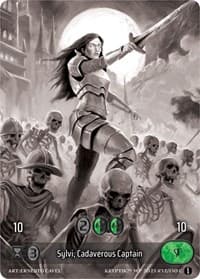 Sylvi, Cadaverous Captain (Box Topper) - Wicked Prophecy [Wave 1] (eBay Gen Con Exclusive) - Kryptik TCG card