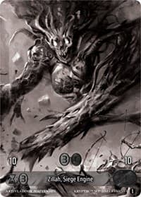 Zillah, Siege Engine (Box Topper) - Wicked Prophecy [Wave 1] (eBay Gen Con Exclusive) - Kryptik TCG card