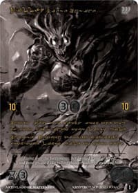 Zillah, Siege Engine (Gold Kryptik Language) - Wicked Prophecy [Wave 1] (eBay Gen Con Exclusive) - Kryptik TCG card