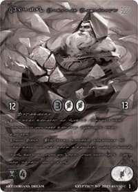Adriel, Archaic Aspirant (Silver Kryptik Language) - Wicked Prophecy [Wave 1] (eBay Gen Con Exclusive) - Kryptik TCG card