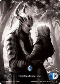 Forbidden Rendezvous (Box Topper) - Wicked Prophecy [Wave 1] (eBay Gen Con Exclusive) - Kryptik TCG card