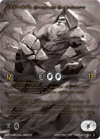 Adriel, Archaic Aspirant (Gold Kryptik Language) - Wicked Prophecy [Wave 1] (eBay Gen Con Exclusive) - Kryptik TCG card