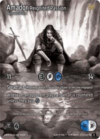 Amador, Reignited Passion - Wicked Prophecy [Wave 1] (eBay Gen Con Exclusive) - Kryptik TCG card