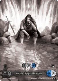 Amador, Reignited Passion (Box Topper) - Wicked Prophecy [Wave 1] (eBay Gen Con Exclusive) - Kryptik TCG card