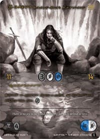 Amador, Reignited Passion (Gold Kryptik Language) - Wicked Prophecy [Wave 1] (eBay Gen Con Exclusive) - Kryptik TCG card
