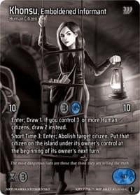 Khonsu, Emboldened Informant - Wicked Prophecy [Wave 1] (eBay Gen Con Exclusive) - Kryptik TCG card