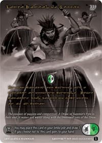 Litha, Ritual of Summer (Gold Kryptik Language) - Wicked Prophecy [Wave 1] (eBay Gen Con Exclusive) - Kryptik TCG card