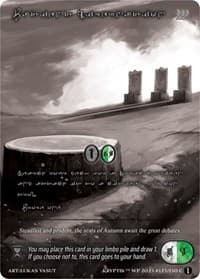 Patient Hibernation (Silver Kryptik Language) - Wicked Prophecy [Wave 1] (eBay Gen Con Exclusive) - Kryptik TCG card