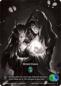 Wicked Visions (Box Topper) - Wicked Prophecy [Wave 1] (eBay Gen Con Exclusive) - Kryptik TCG card