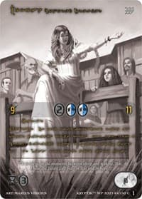 Mokosh, Honored Dreamer (Gold Kryptik Language) - Wicked Prophecy [Wave 1] (eBay Gen Con Exclusive) - Kryptik TCG card