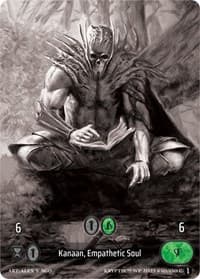 Kanaan, Empathetic Soul (Box Topper) - Wicked Prophecy [Wave 1] (eBay Gen Con Exclusive) - Kryptik TCG card