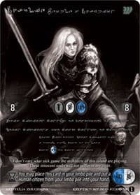 Charlie, People's Champion (Silver Kryptik Language) - Wicked Prophecy [Wave 1] (eBay Gen Con Exclusive) - Kryptik TCG card